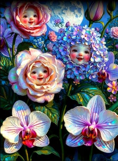 1/24/2026-Surrealism Flowers Art By Archangel Tara