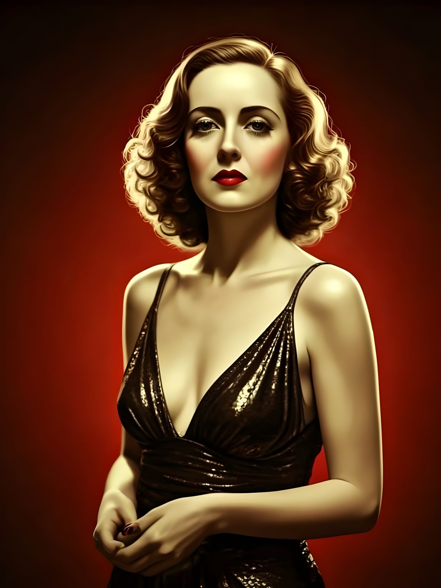 Bette Davis Portrait  by @Gary Murakami