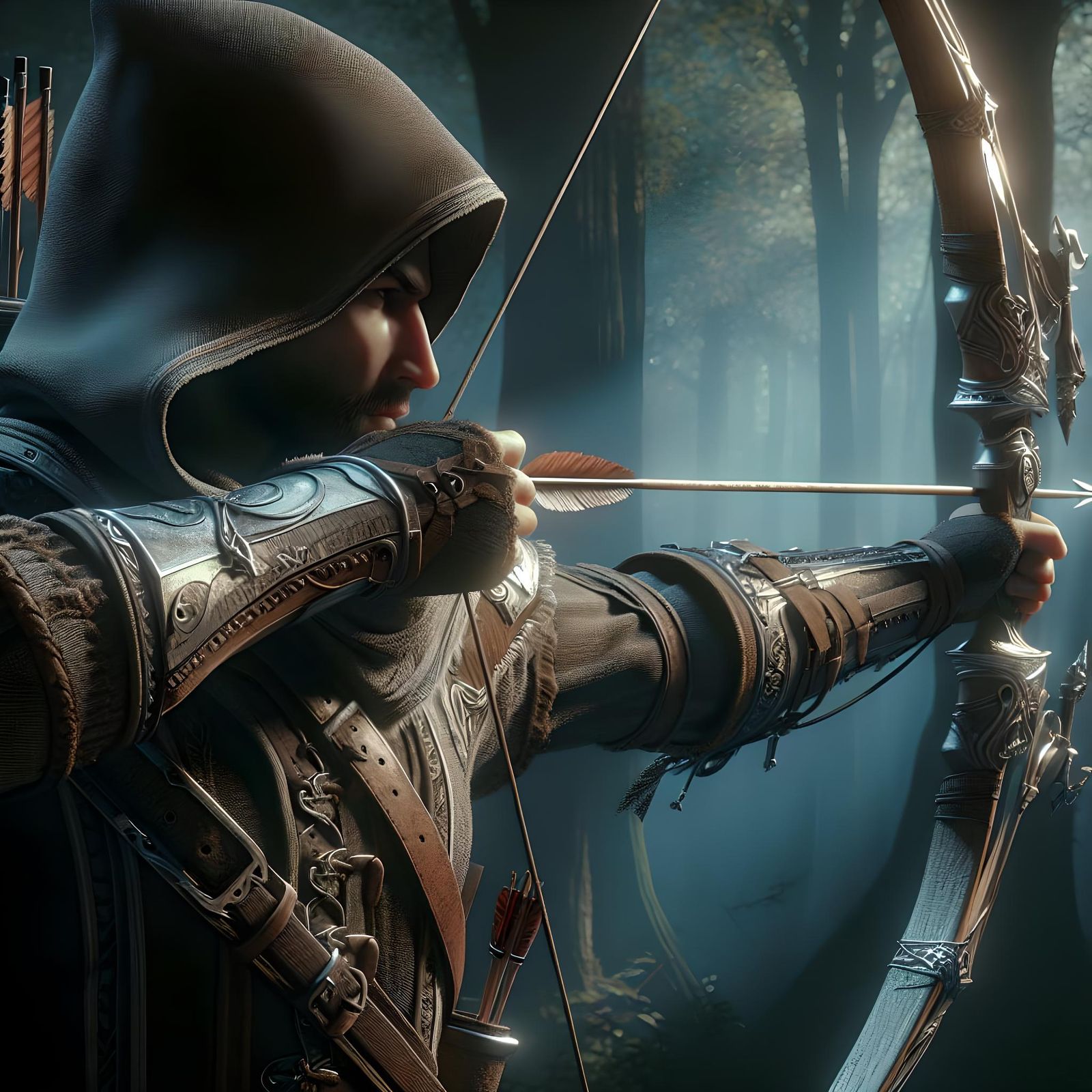 Cloaked Archer  by @DaRkStAr