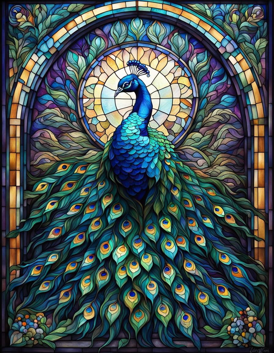 Tiffany Peacock  by @Retro Art Factory