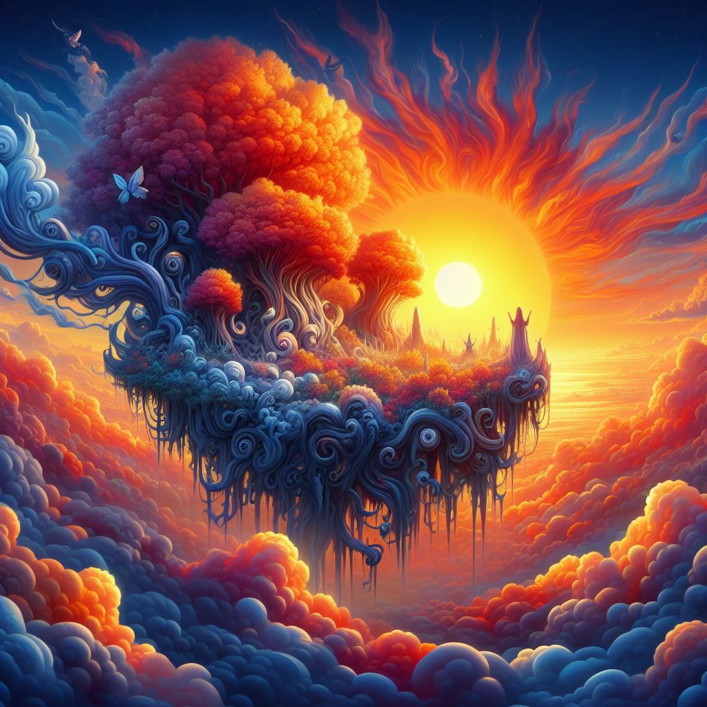 Cloud Island Sunset