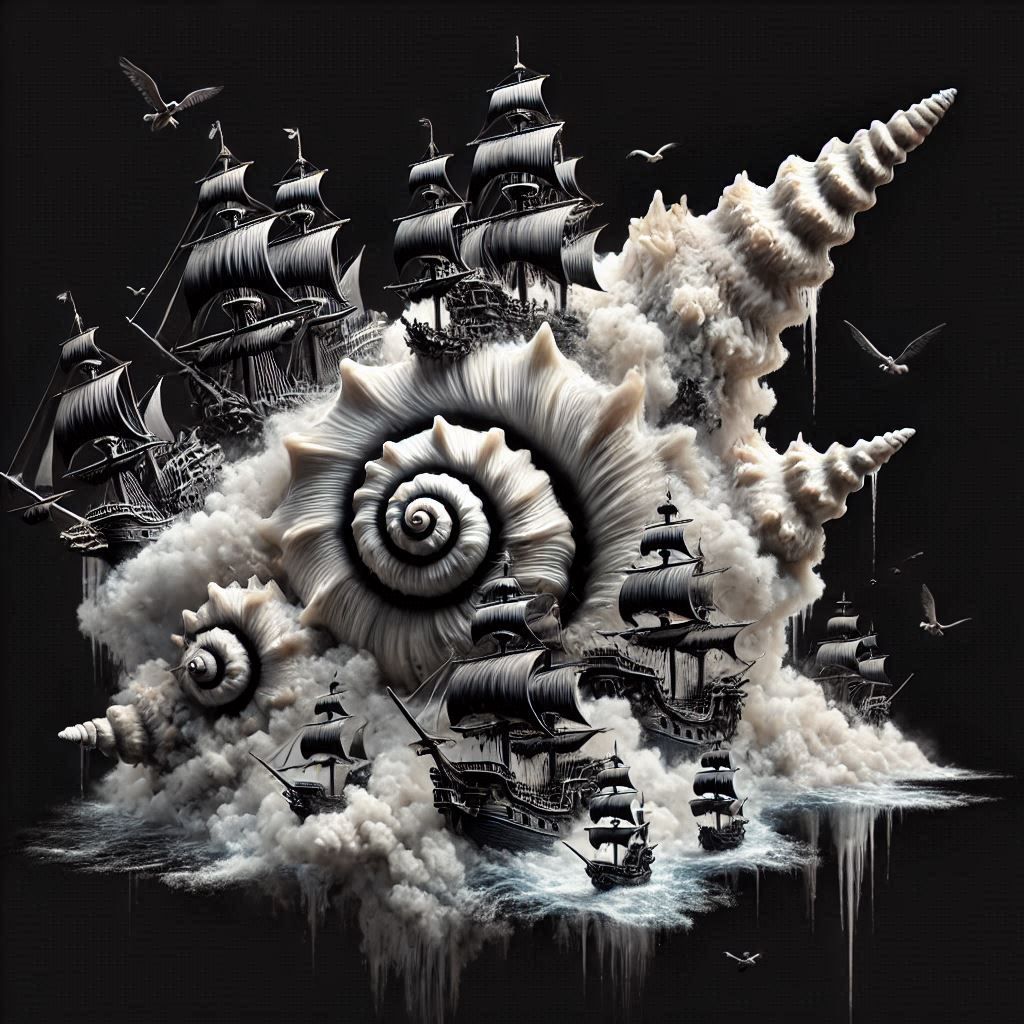 No**Original Sea Shell Art By Jinn and Bad Ego**