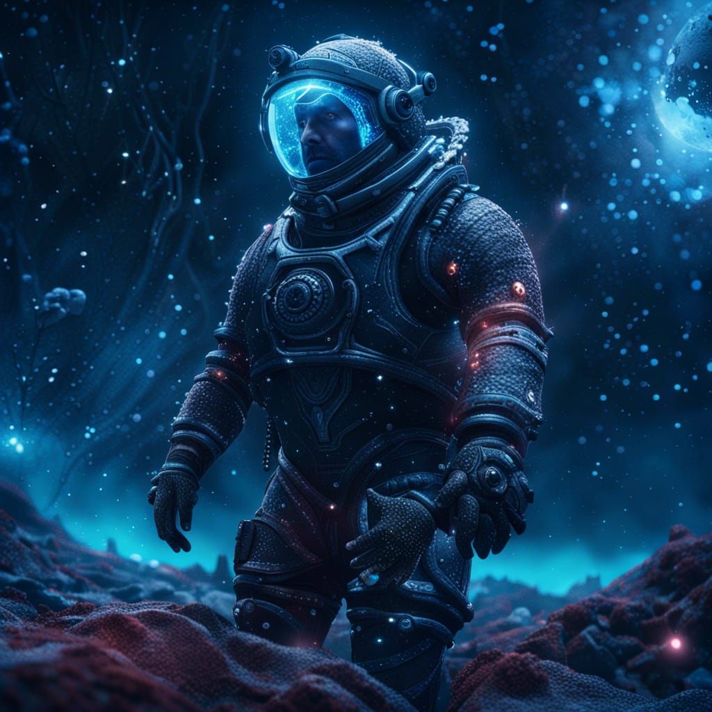 a body lost in space - AI Generated Artwork - NightCafe Creator