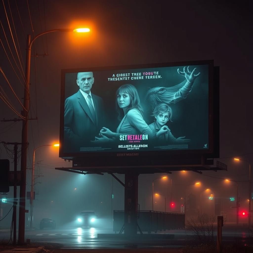 Spooky event billboard