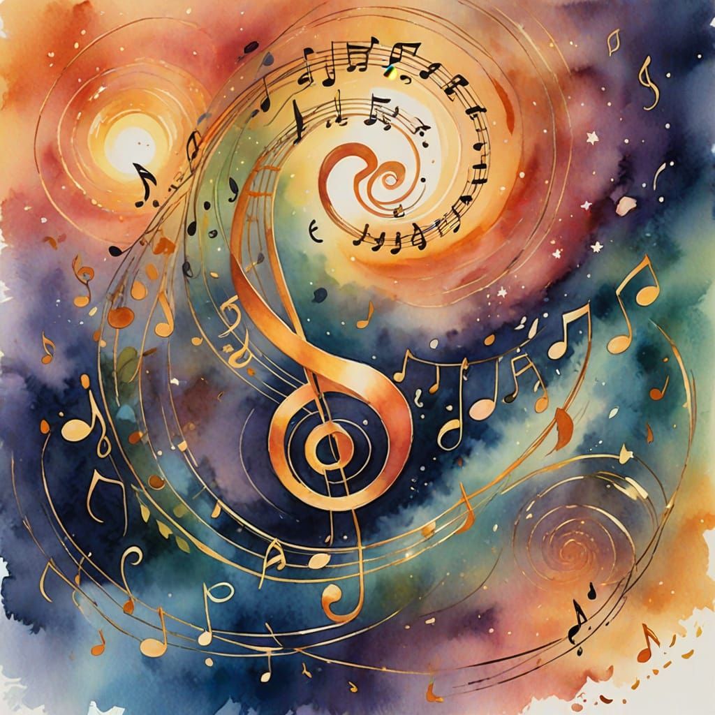 Whimsical Sunset Dance of Lights and Music