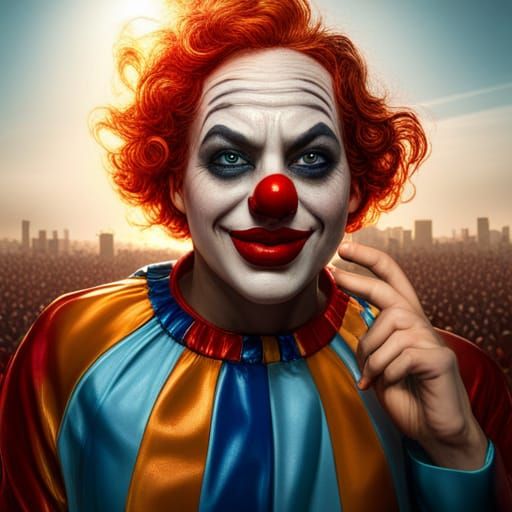 Clown - AI Generated Artwork - NightCafe Creator