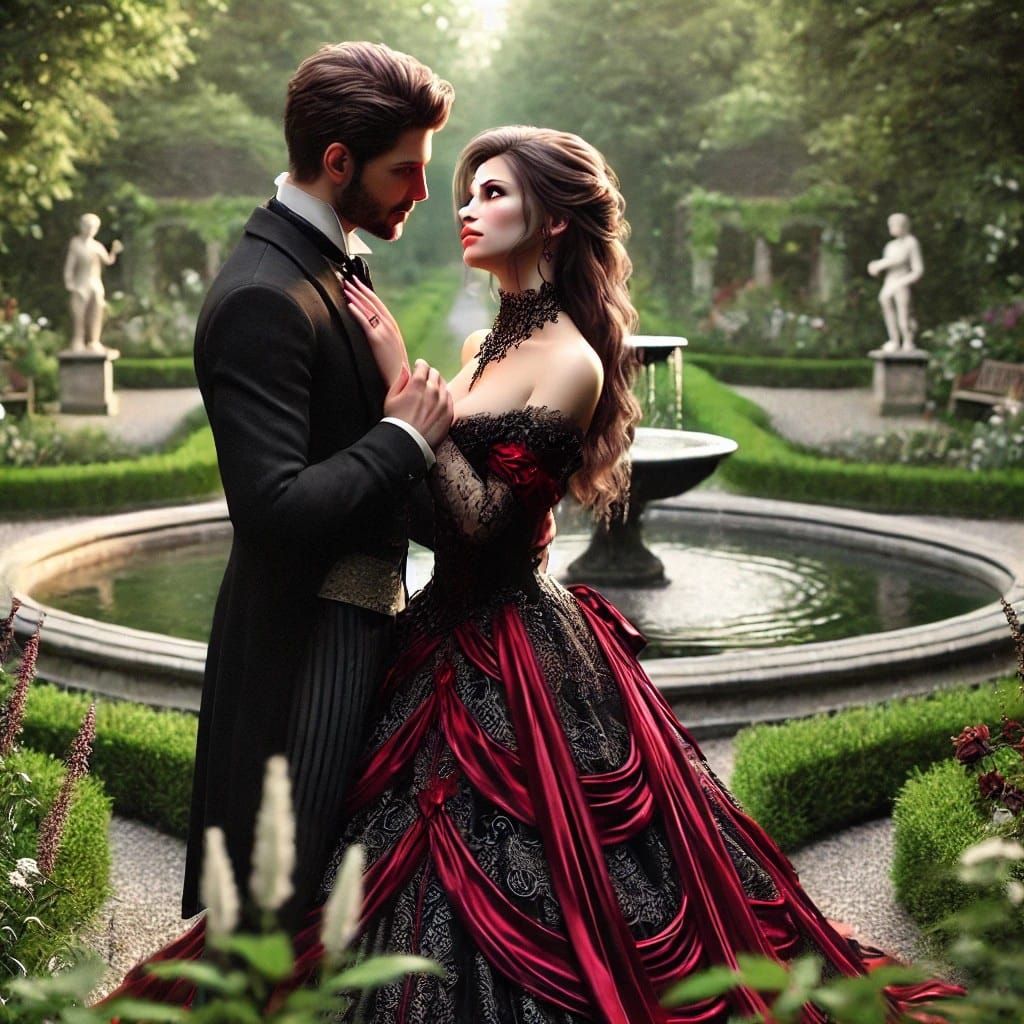 Mariage in red and black