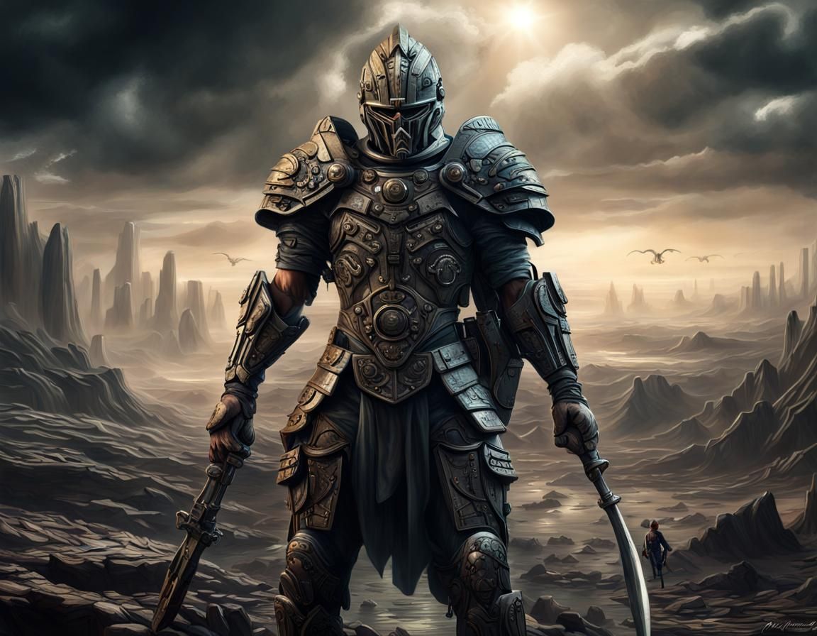 Warrior at the edge of time