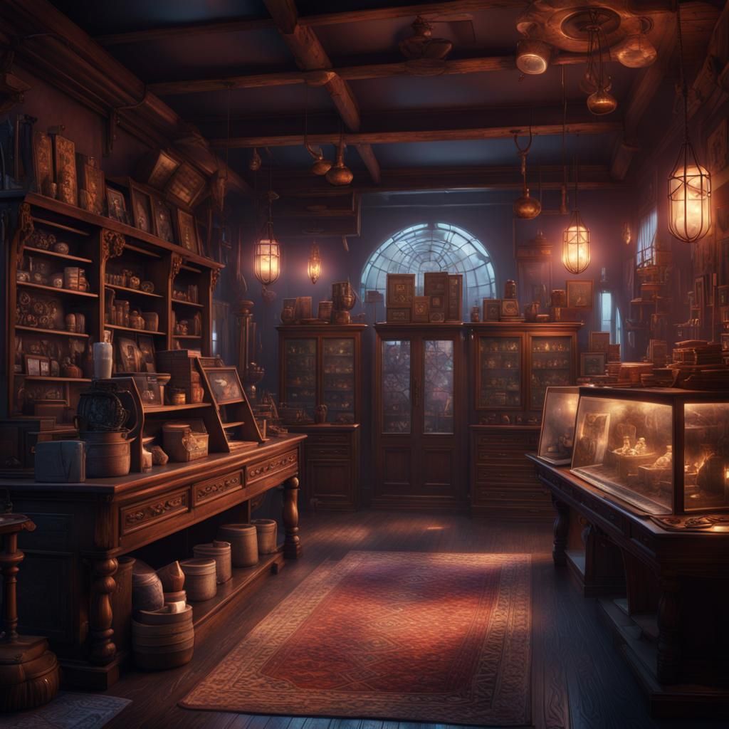 gloomy psychic's shop 2