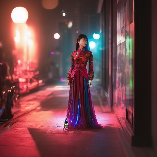 Chinese girl ,8k resolution, concept art ,dynamic lighting, ...