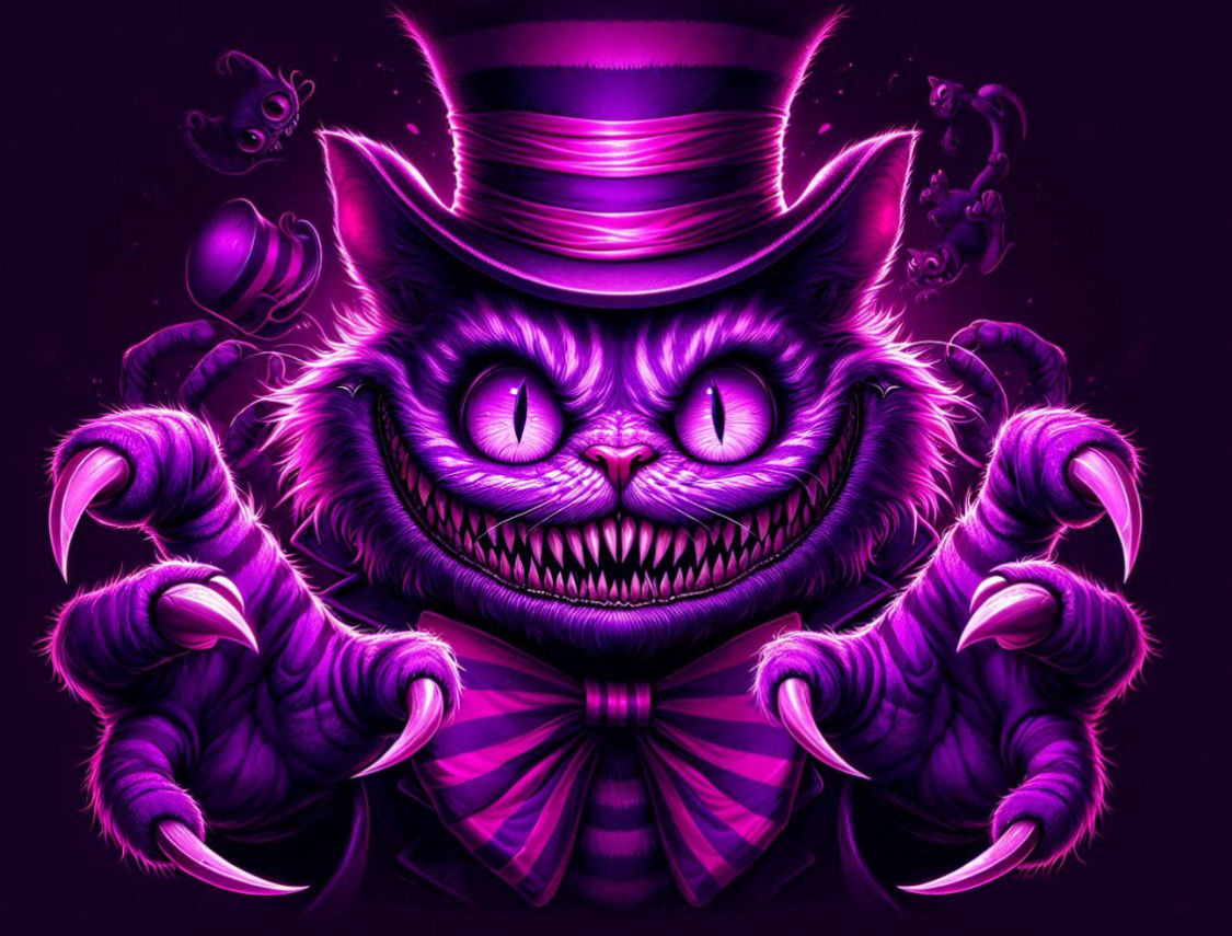 Scary Cheshire Cat