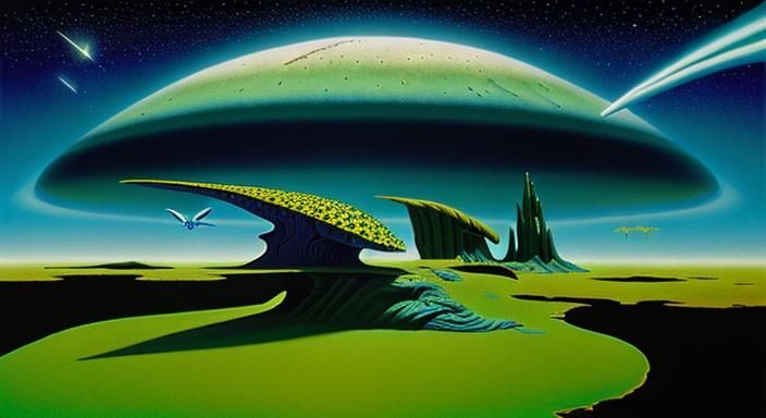 (you are a shooting star) /(By Roger Dean Tim Burton) /(3d_s...