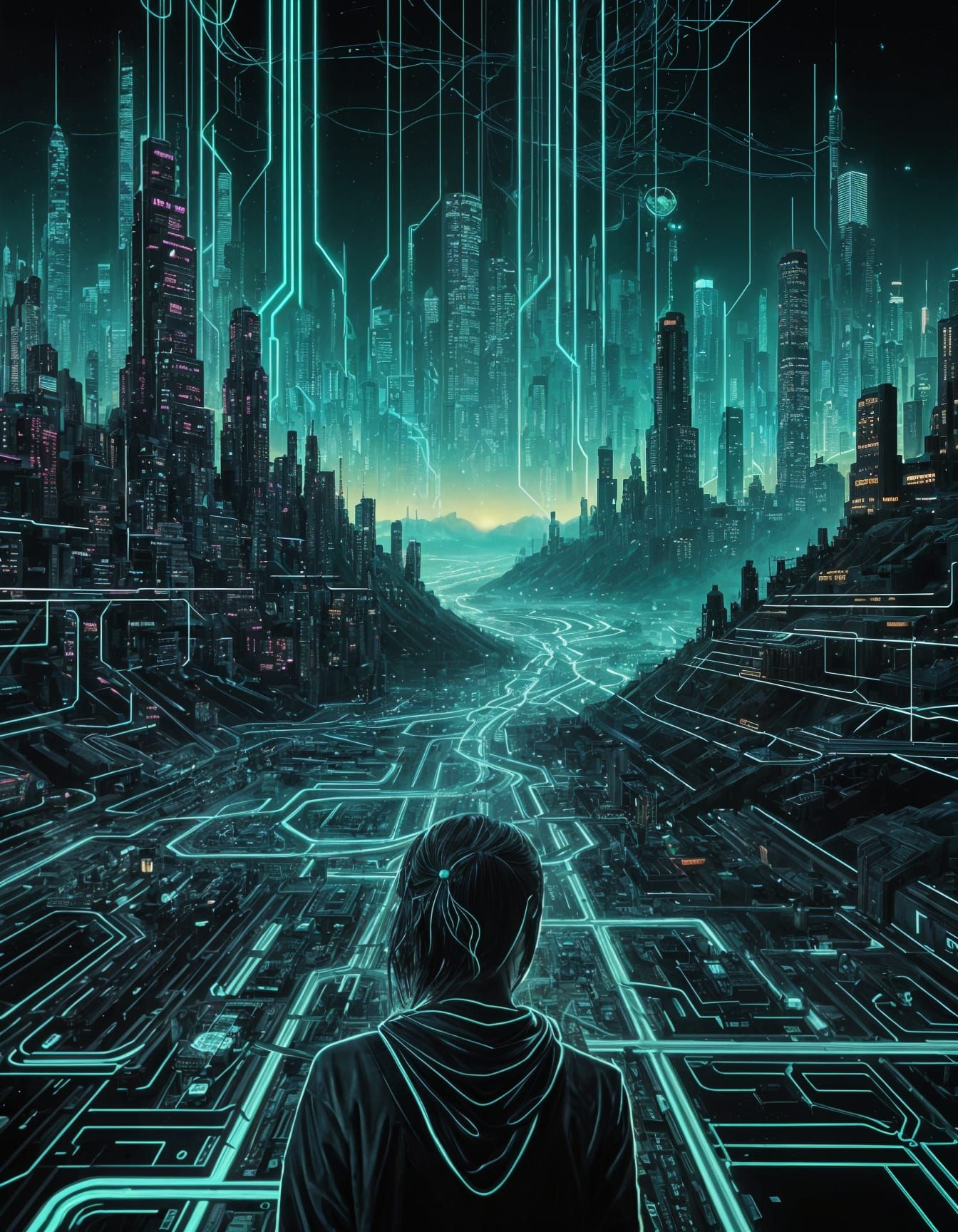 Information superhighway   by @Hazel Eyes