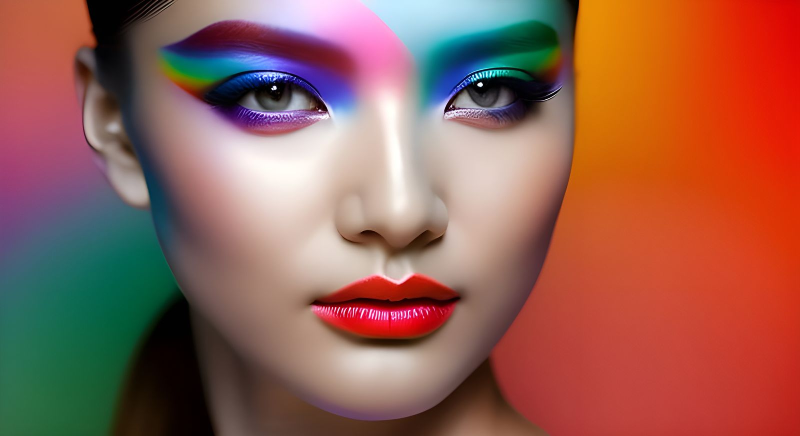 rainbow colors of skin - AI Generated Artwork - NightCafe Creator