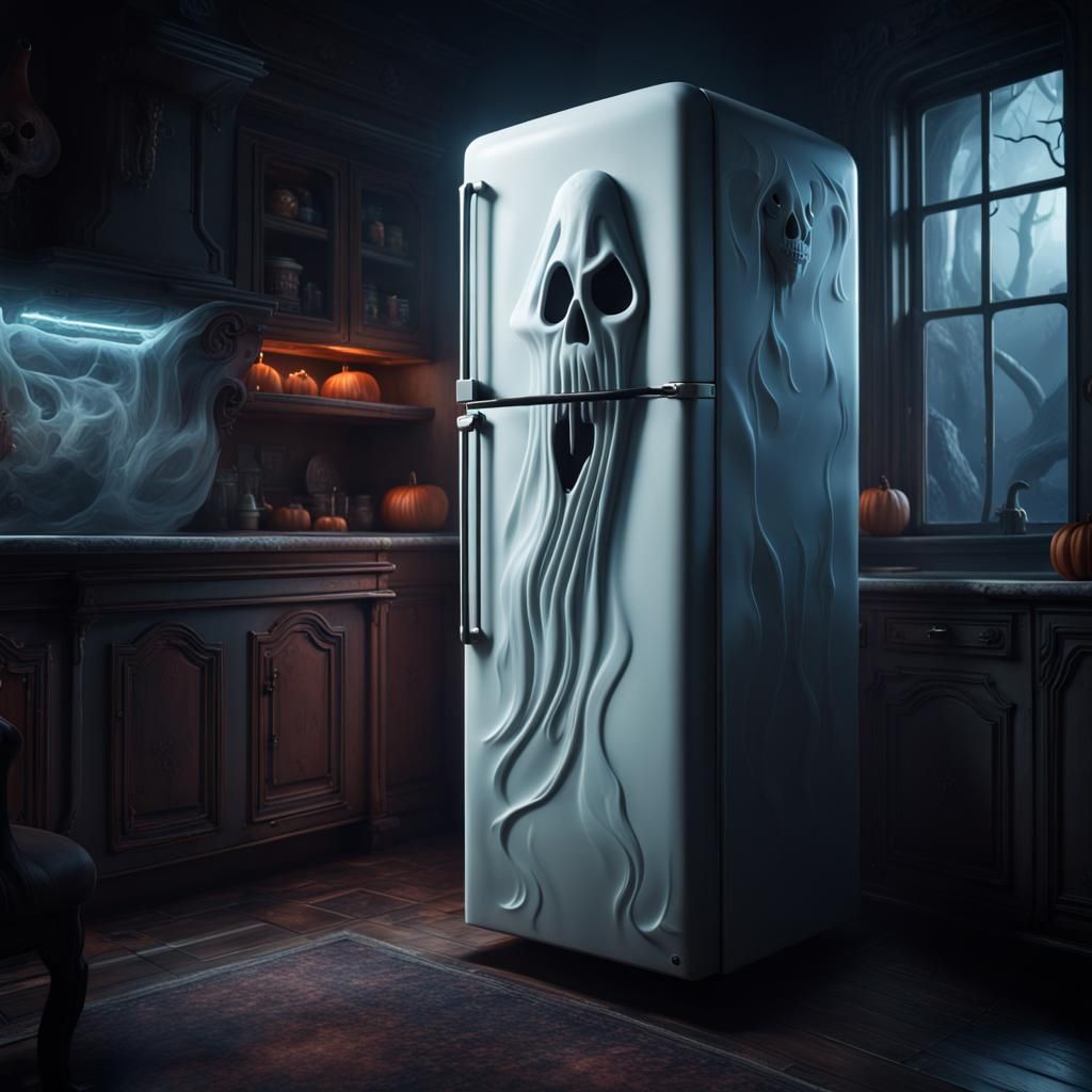Haunted Fridge 2  by @Rosien_HoH