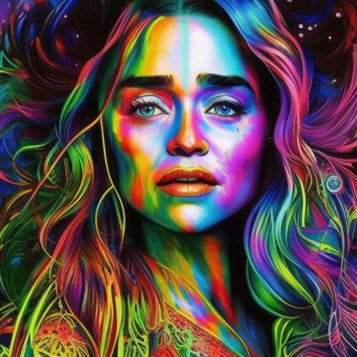 Emilia Clarke - AI Generated Artwork - NightCafe Creator