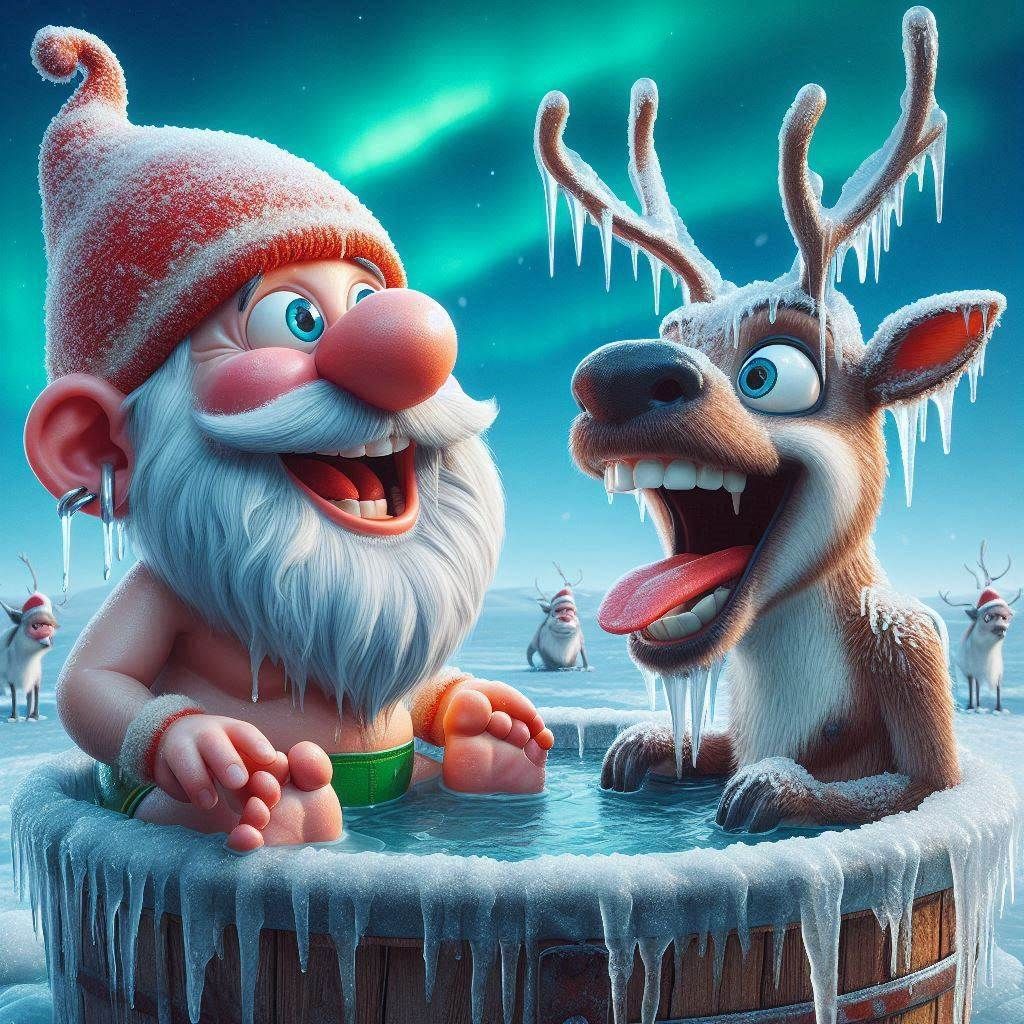 This is "Gnome joke" ............ i'm freezing my b**** off!...