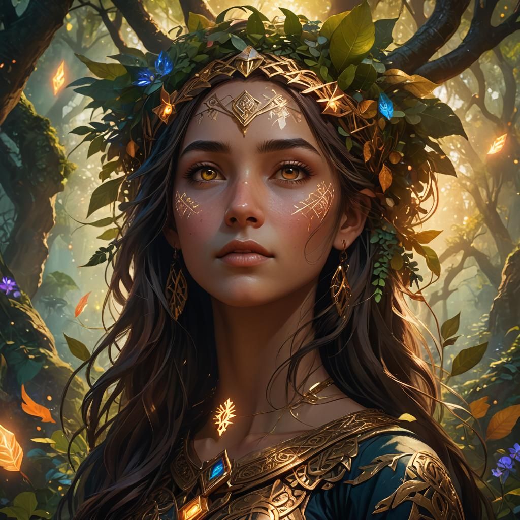 Princess of Leaves  by @Mystic