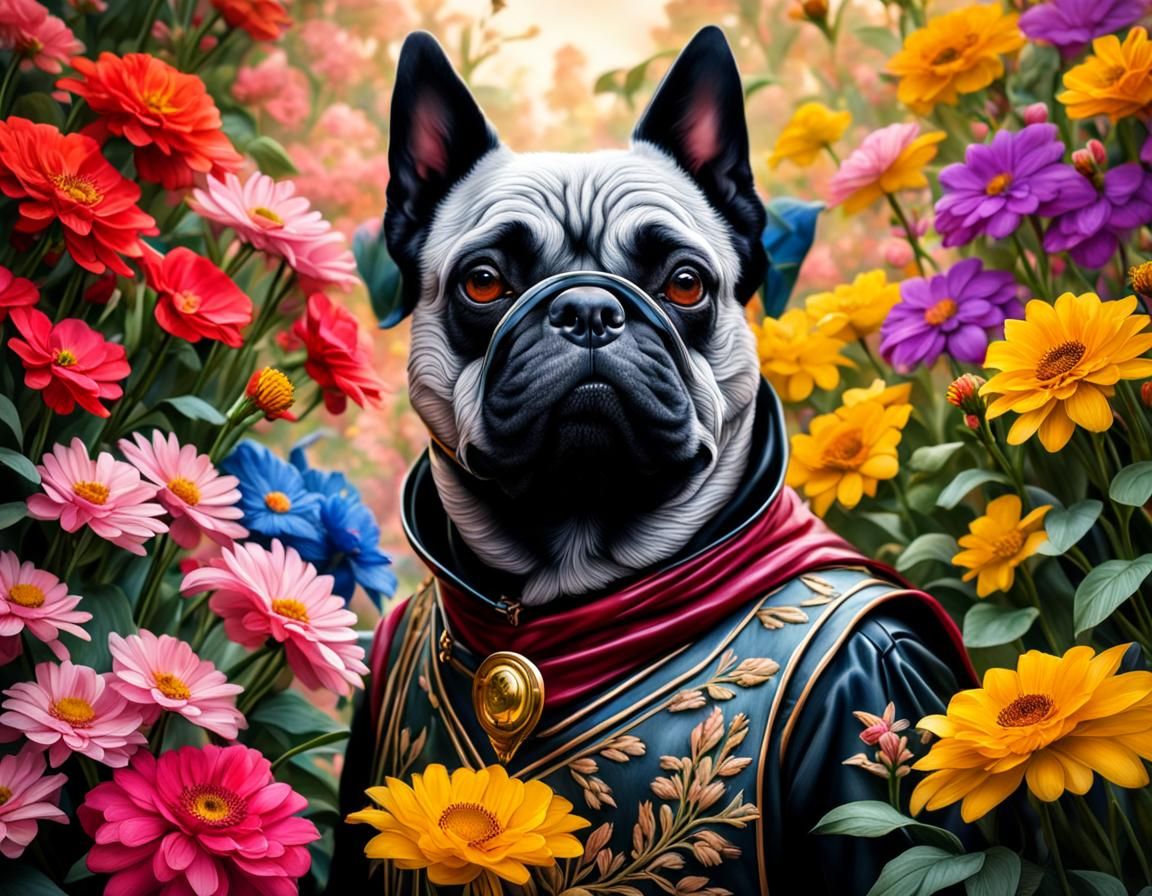 a dog … and flowers 3