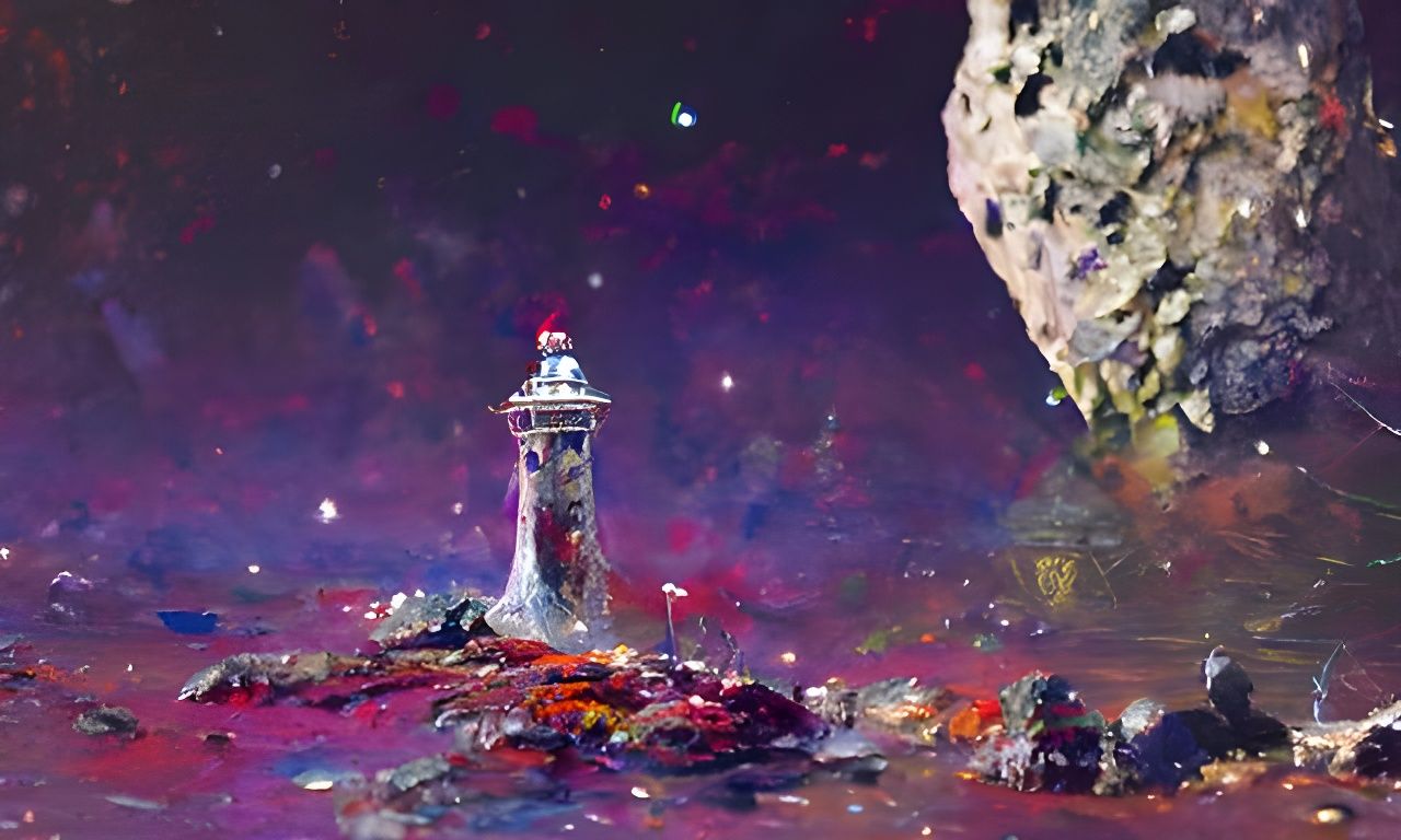 Lighthouse on an asteroid