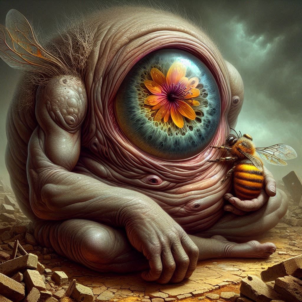 Beauty is in the eye of the bee holder