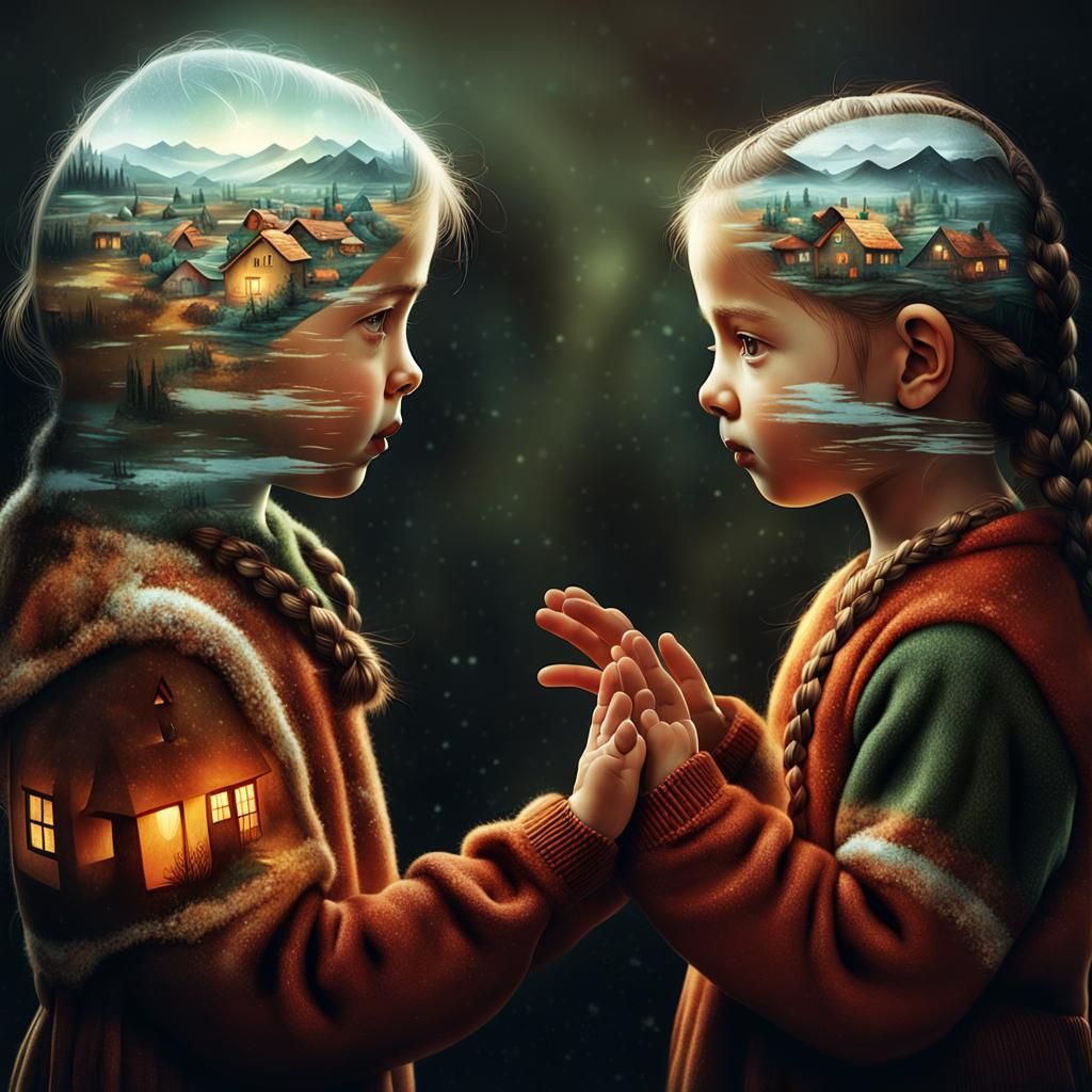 Double Exposure: Village of Sibling Love