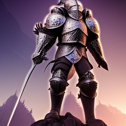 the most incredible fantasy Knight ever created, Bright, dar...
