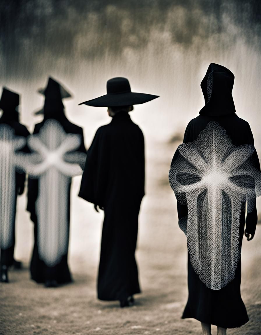 Surreal Digital Decay: Cosmic Black and White Photography