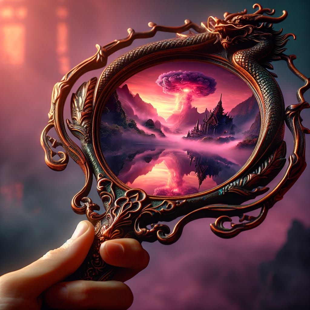 Magic mirror  by @Lilsilverfish