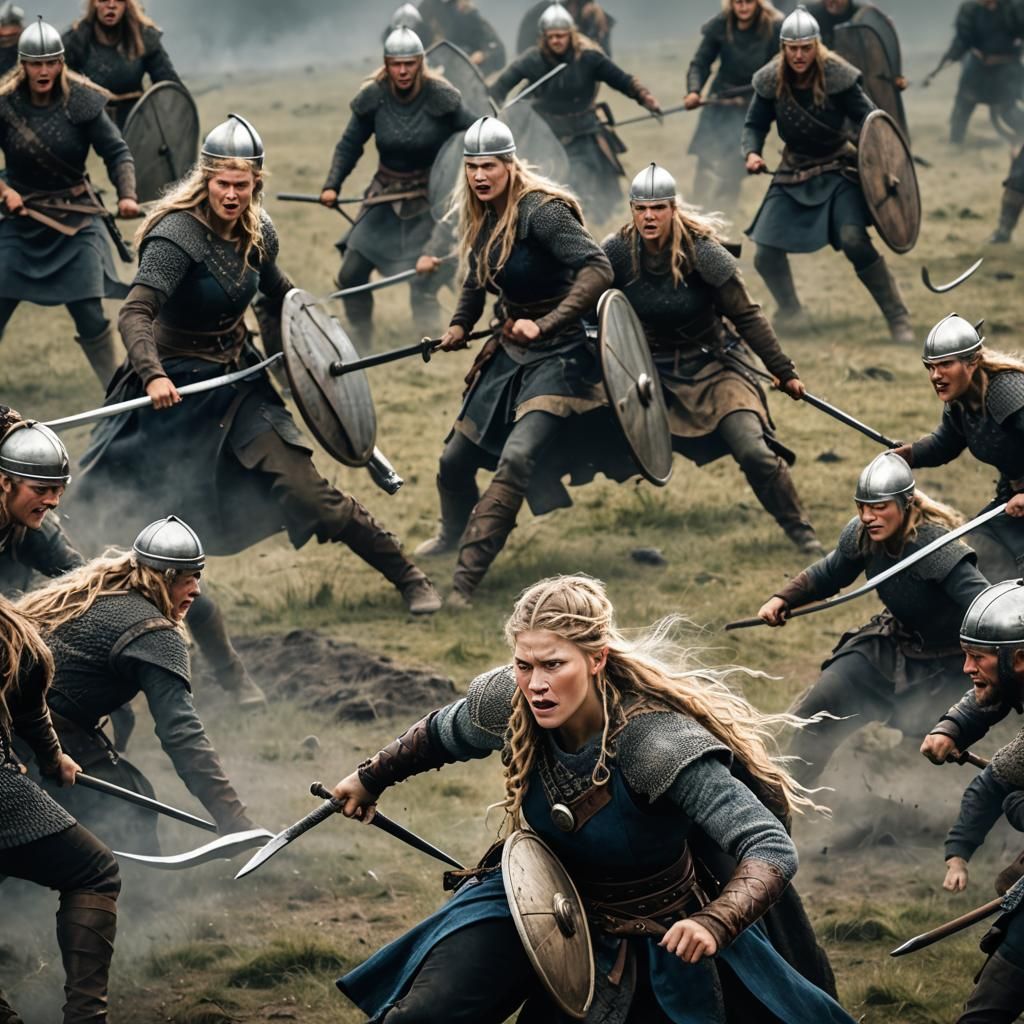 Vikings on the battlefield