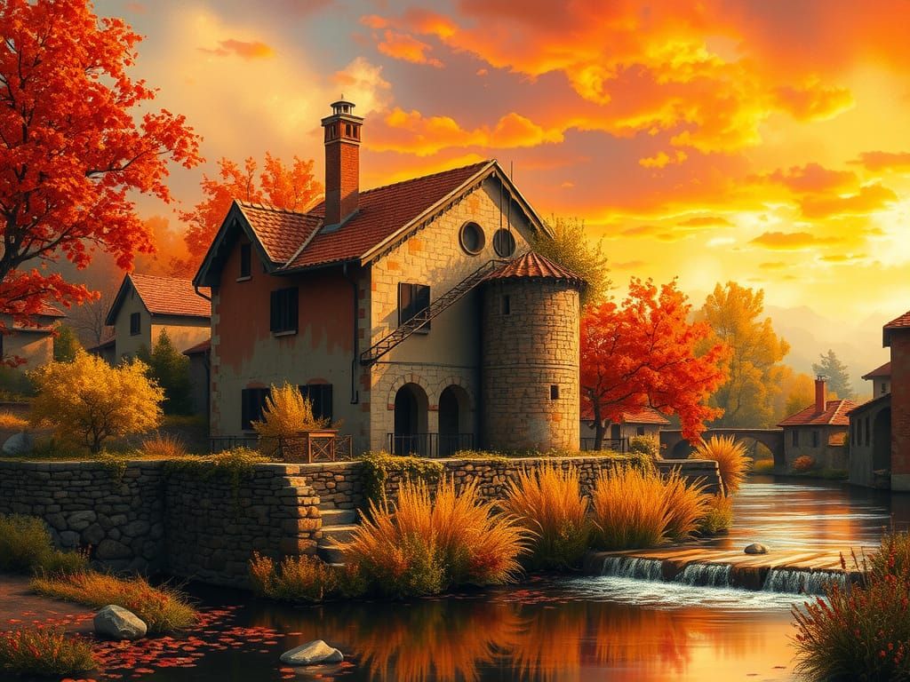 A house by the river  by @FooL