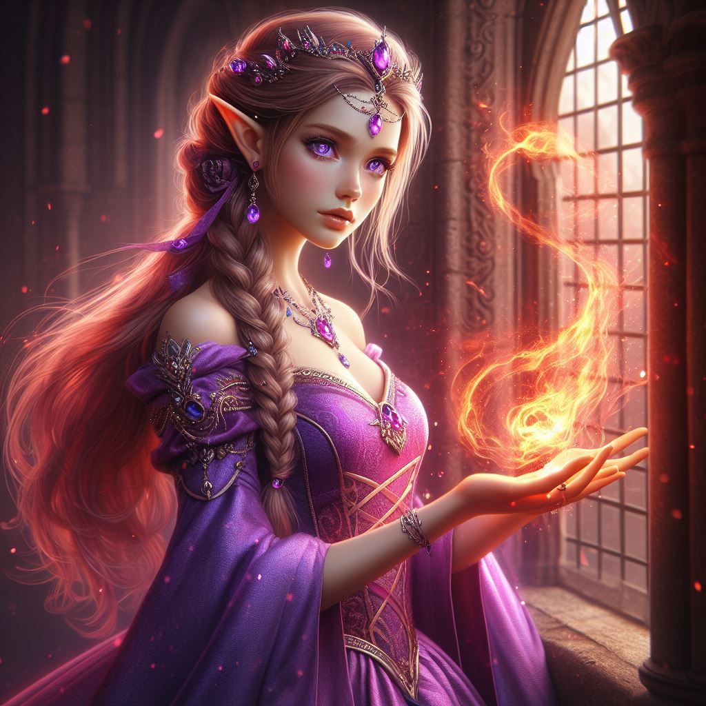 Elvish sorceress - AI Generated Artwork - NightCafe Creator