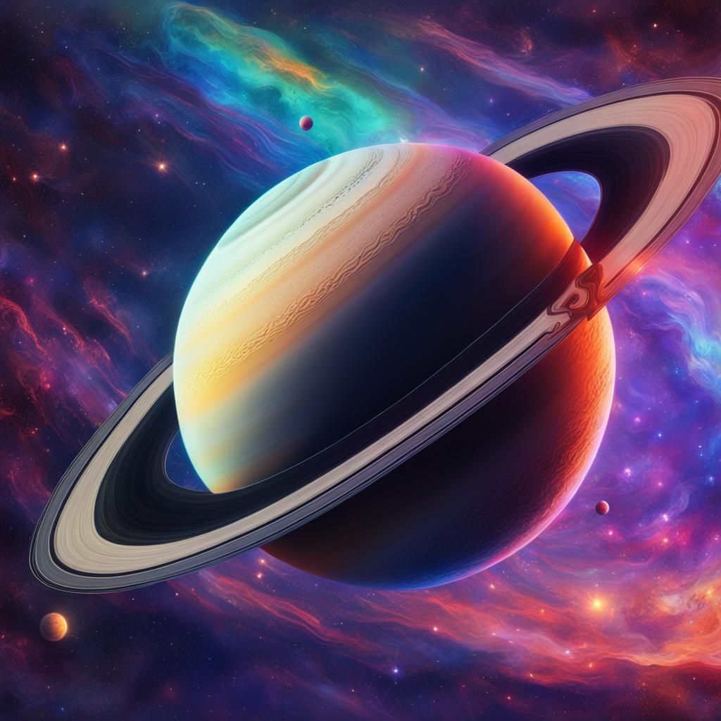 Saturn - AI Generated Artwork - NightCafe Creator