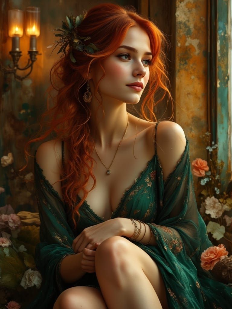 Feminine portrait  by @Charger Girl