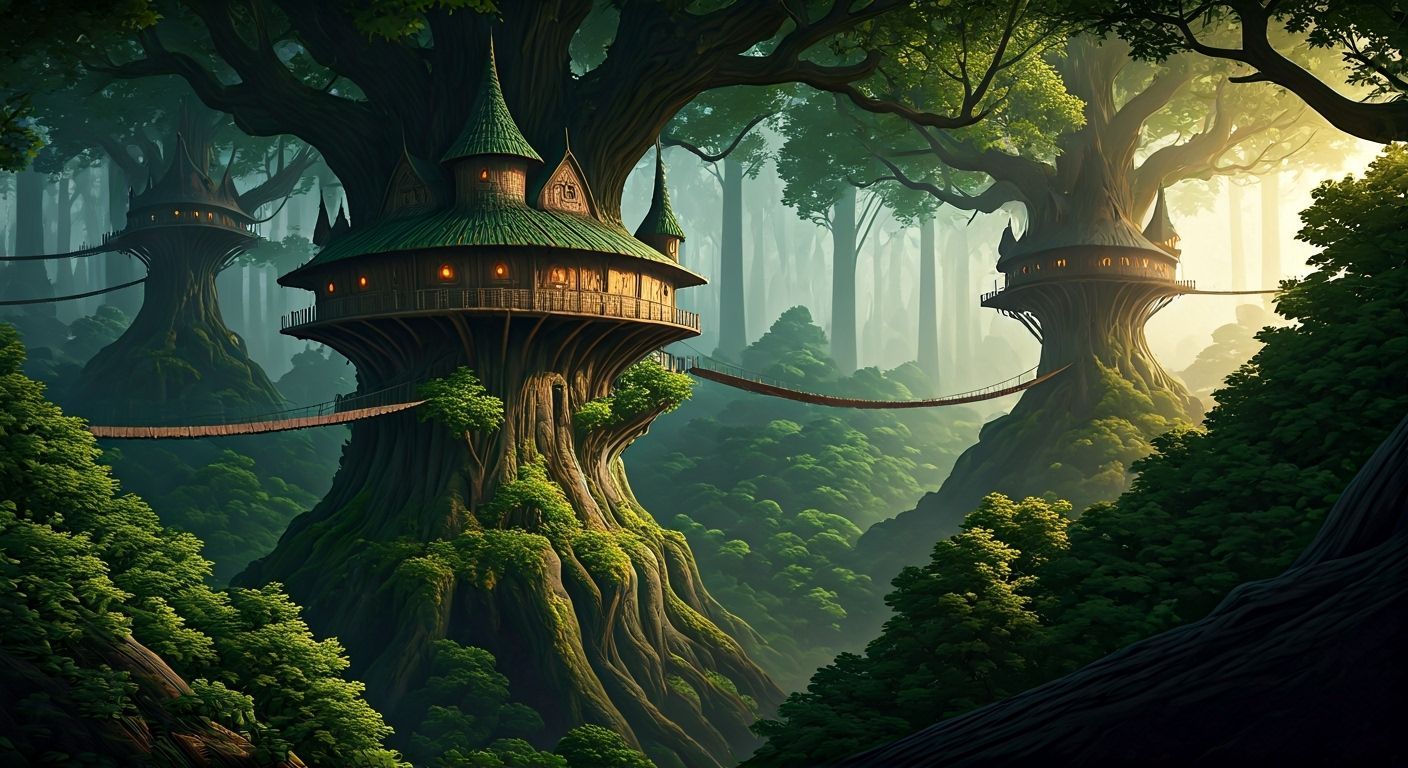 life among the enormous trees