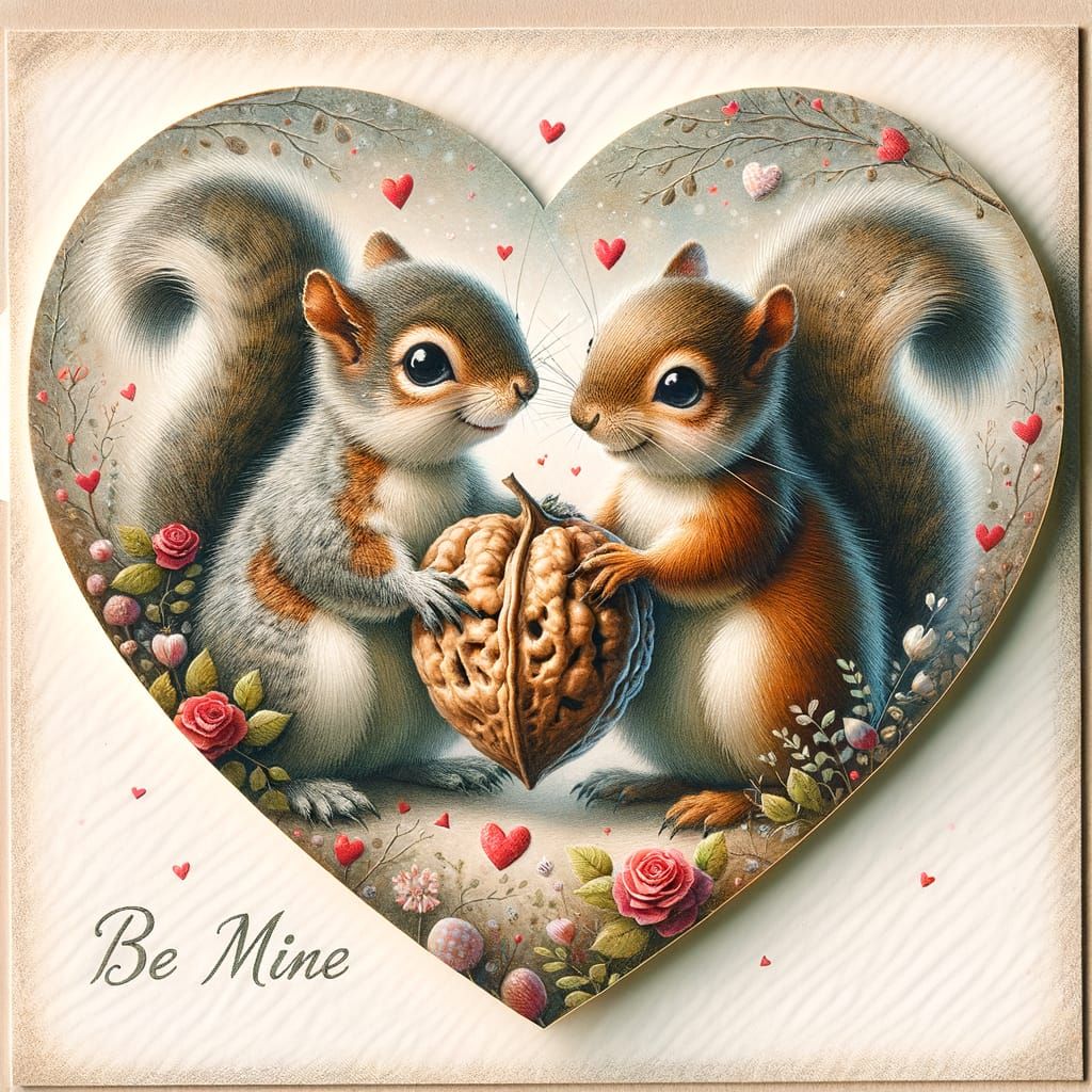 Dalle Valentine's Card  by @Mary Wallis