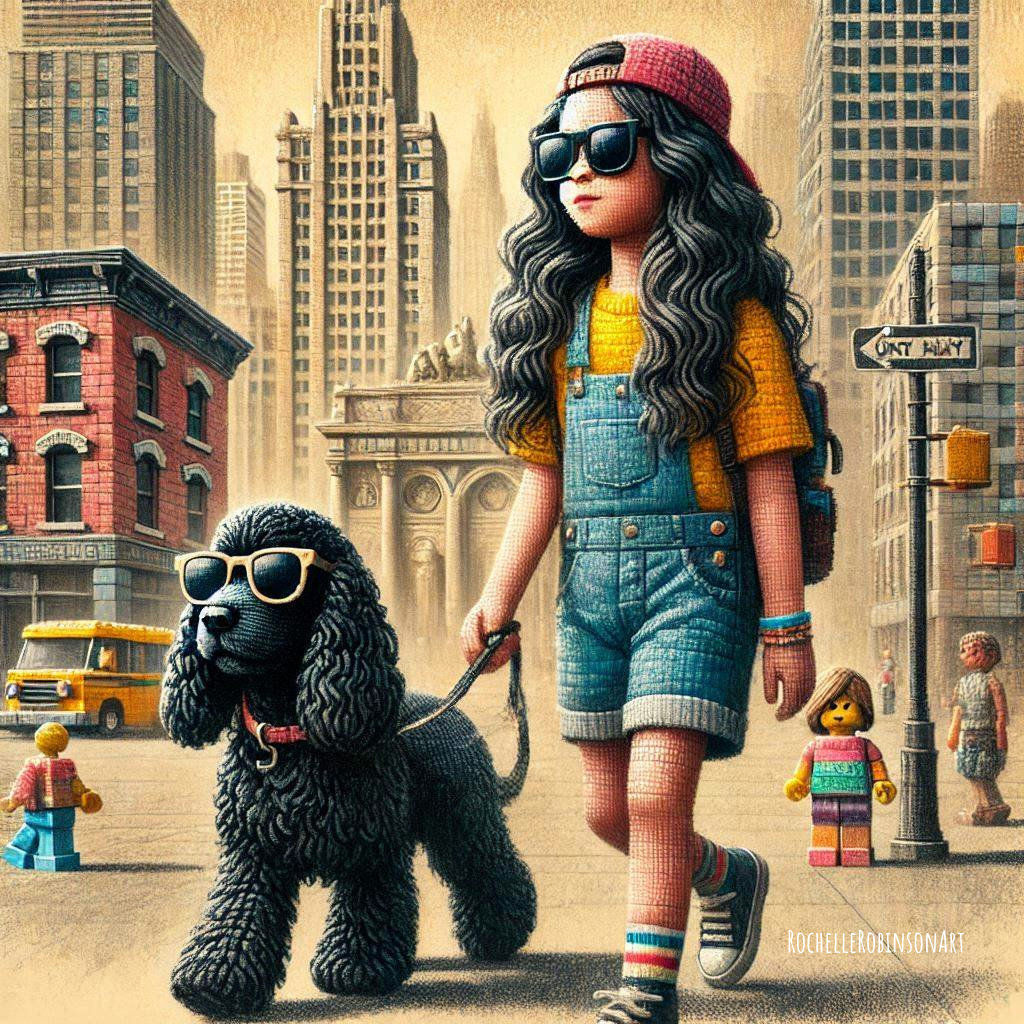 A Day In The City With Mel - Lego Art