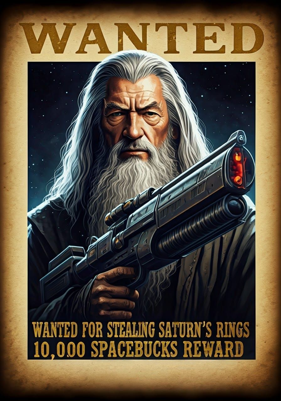 Spacedalf on the run again