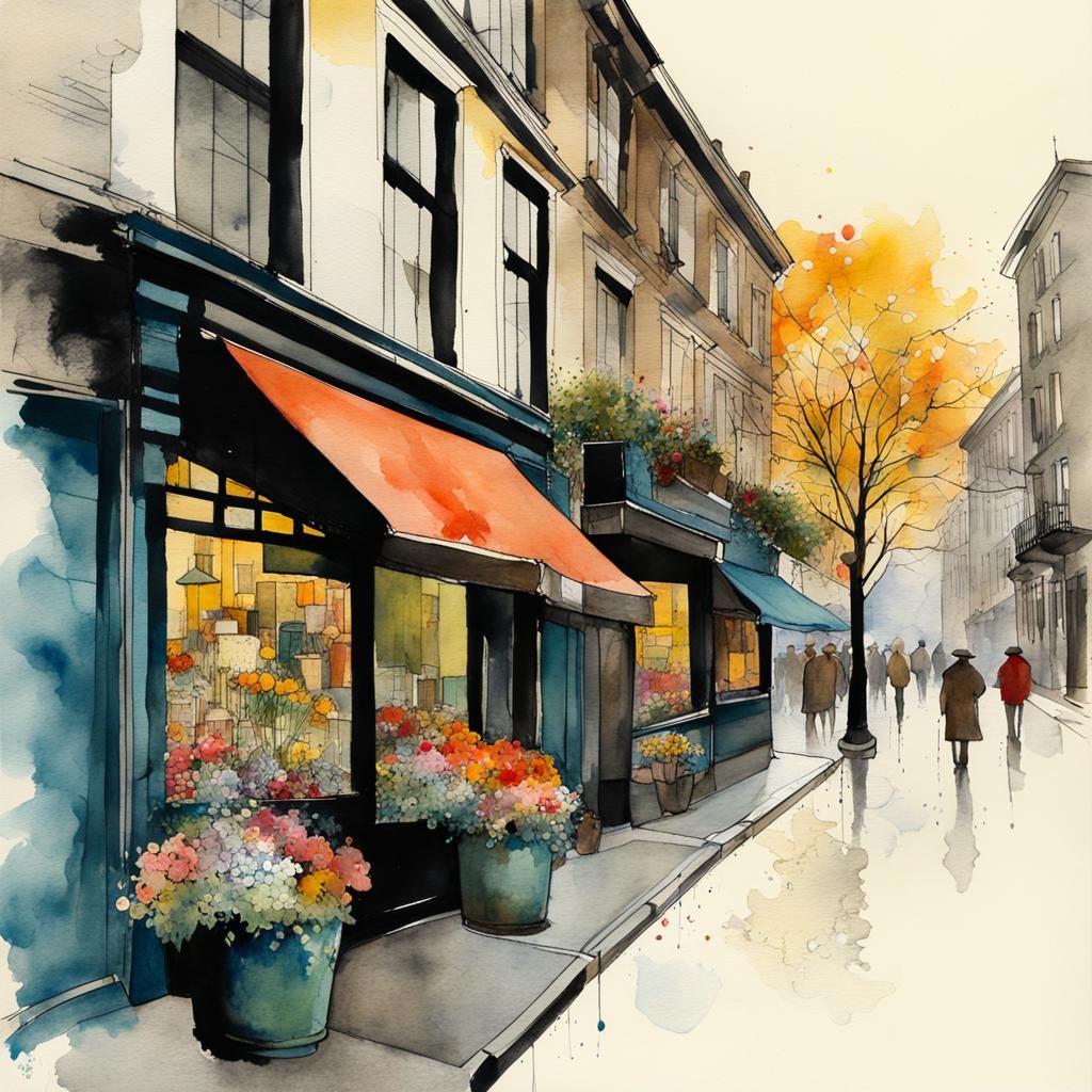 Flower Shop in The City