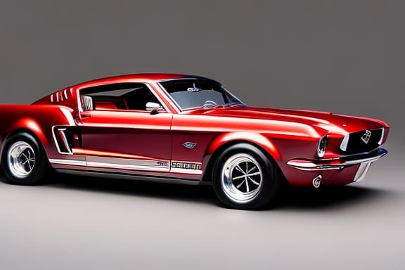 Red Mustang  by @Vincent Masovi