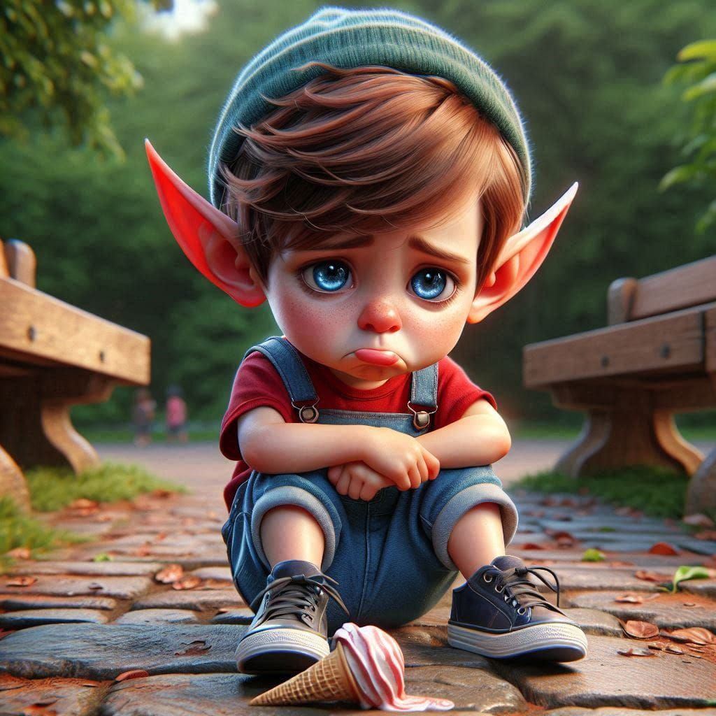 Sad elf
