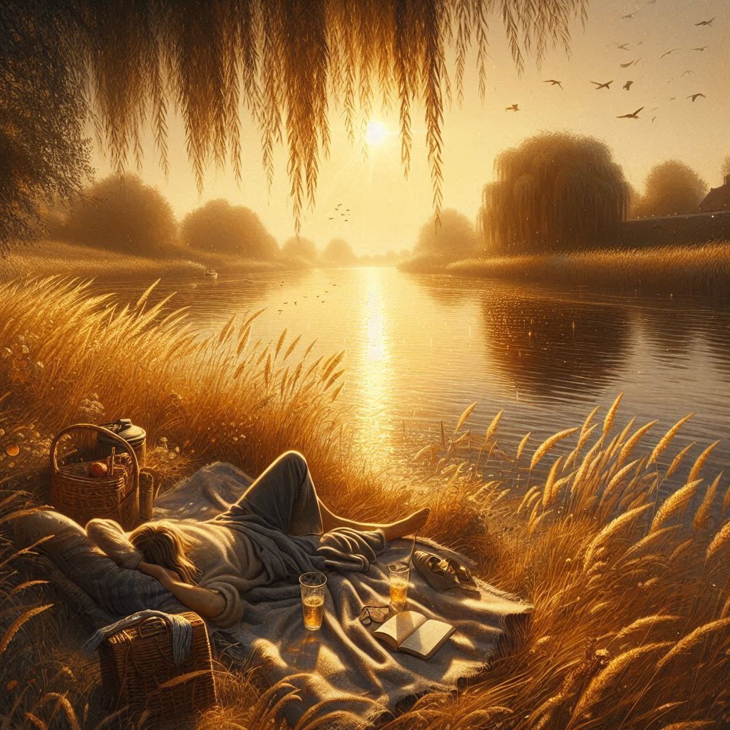 A lazy daisy day in summer that just doesn't seem to end   by @vixyna