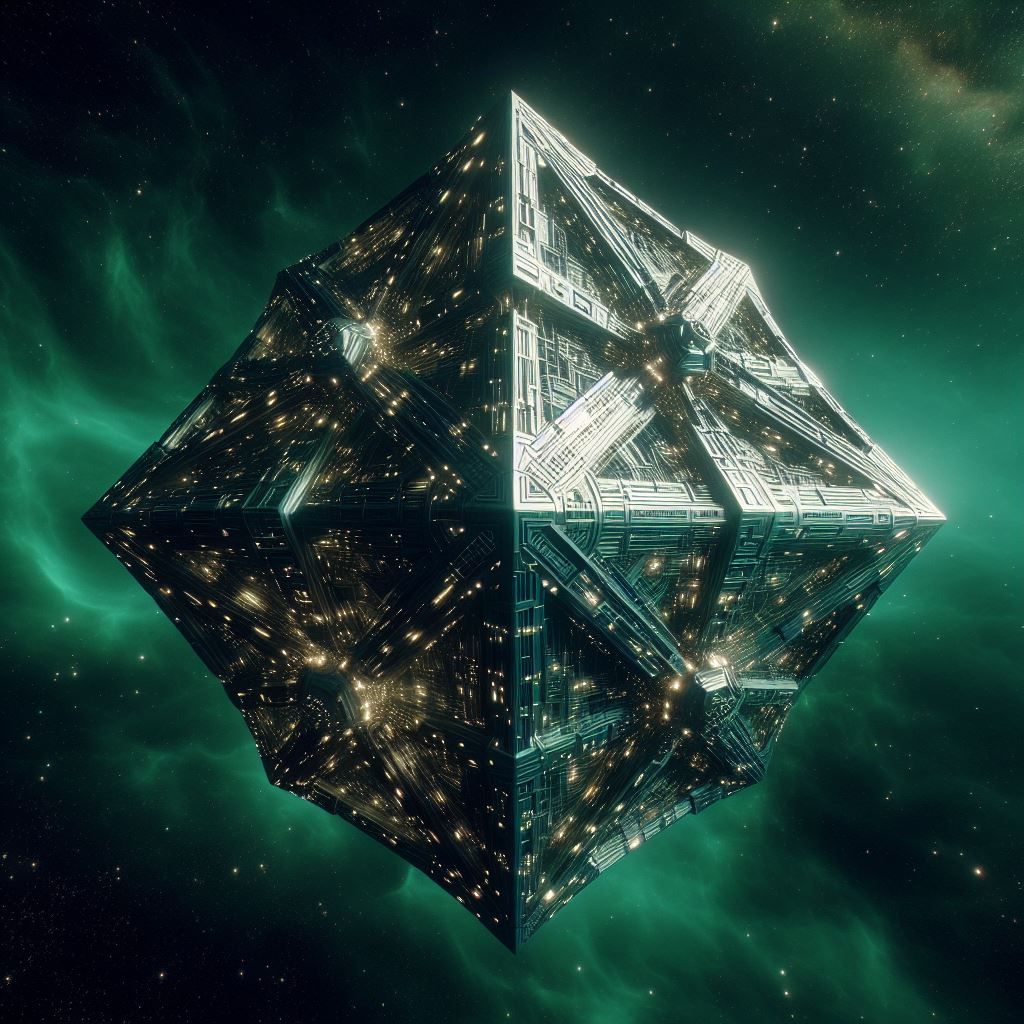 Borg Octahedron 1.01 - Ai Generated Artwork - Nightcafe Creator