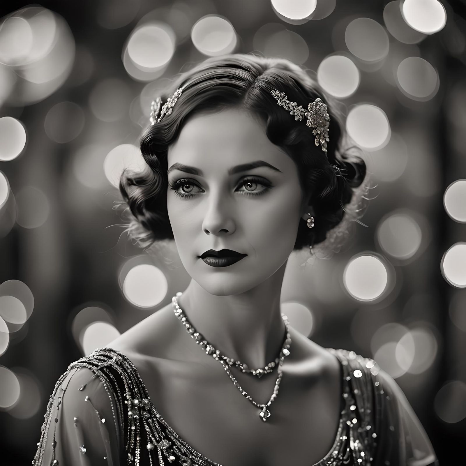 1920's Black and White Portrait   by @Revenant_