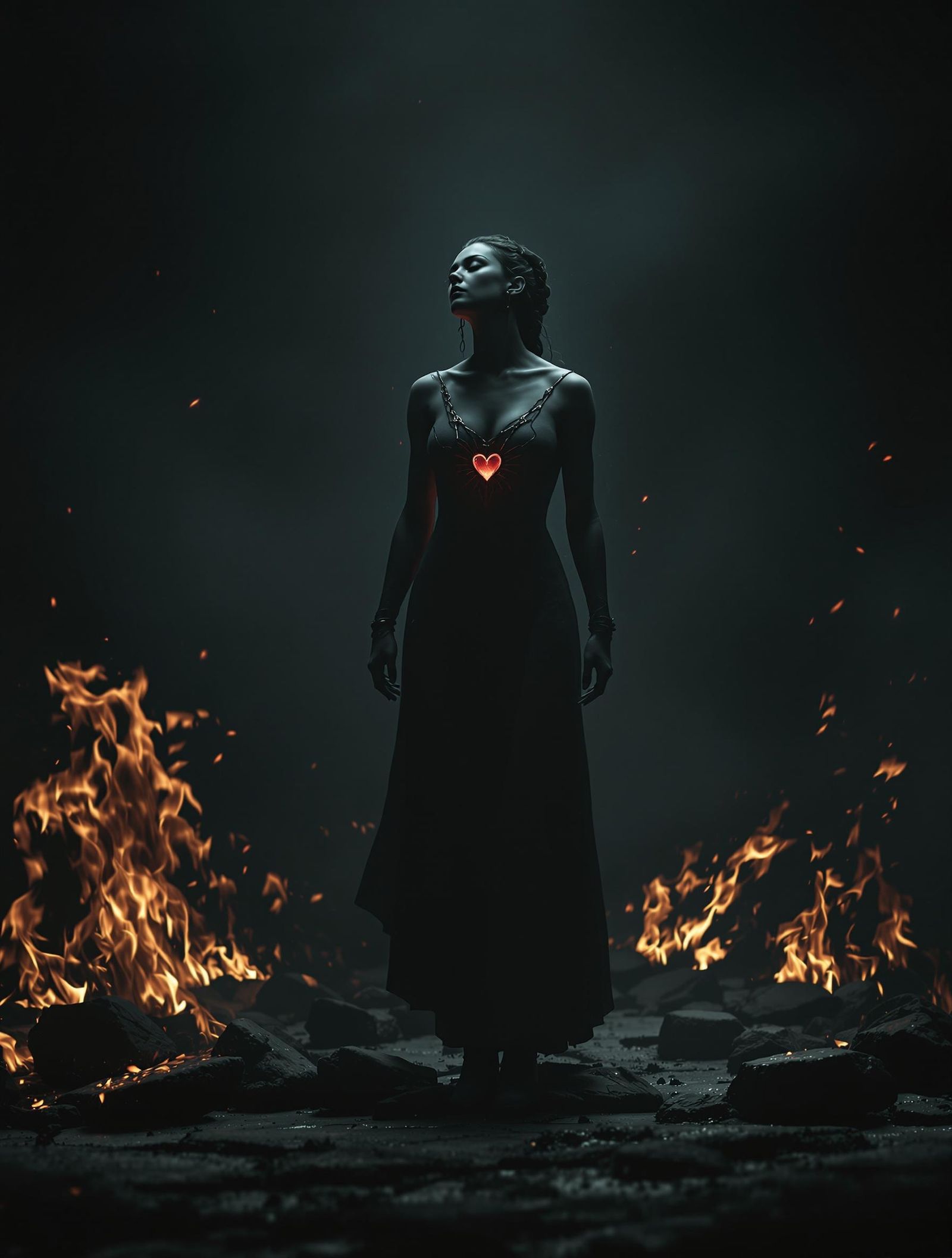 A heart forged in the fires, turned to stone.