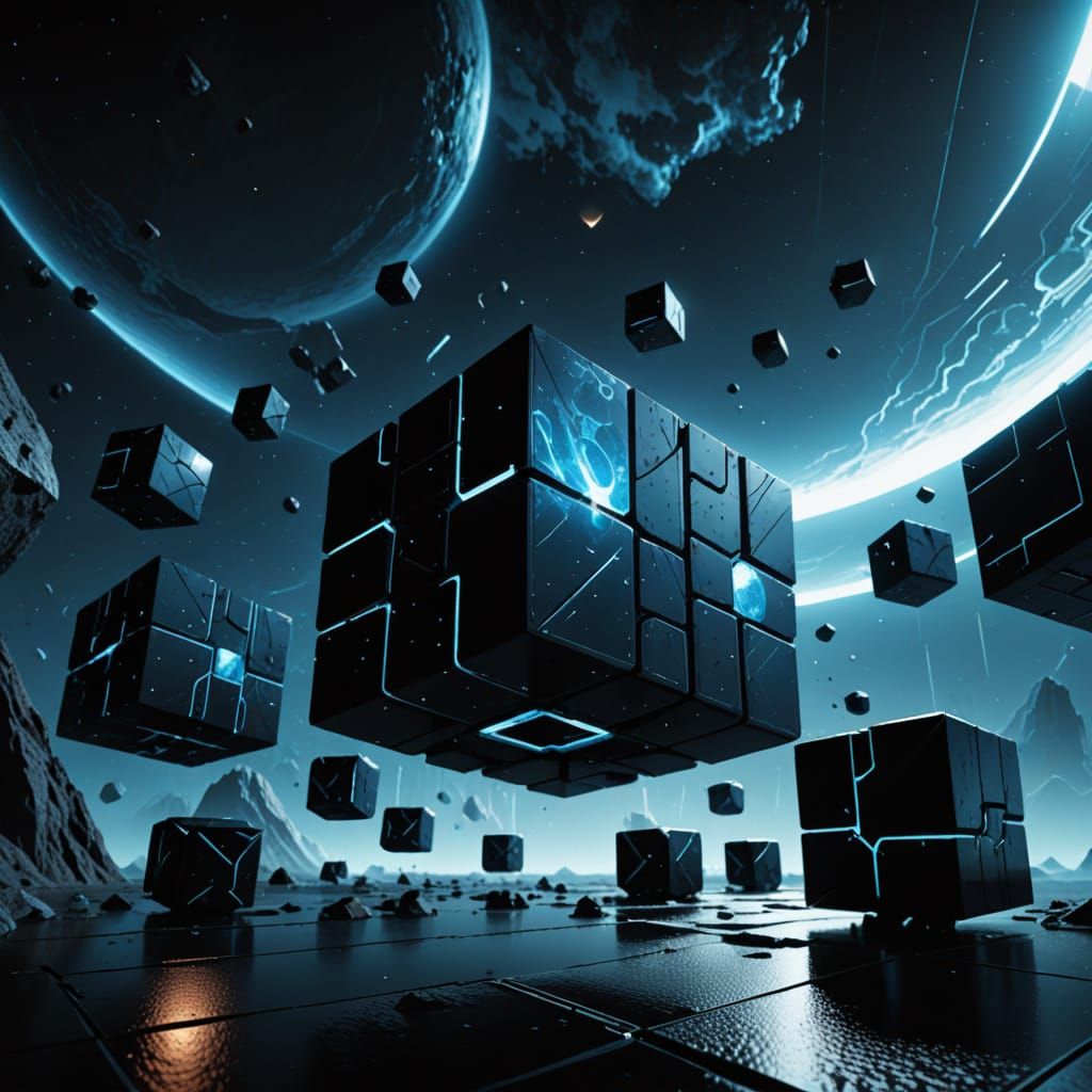 Several dark onyx cubes approaching Earth!  by @Paul G