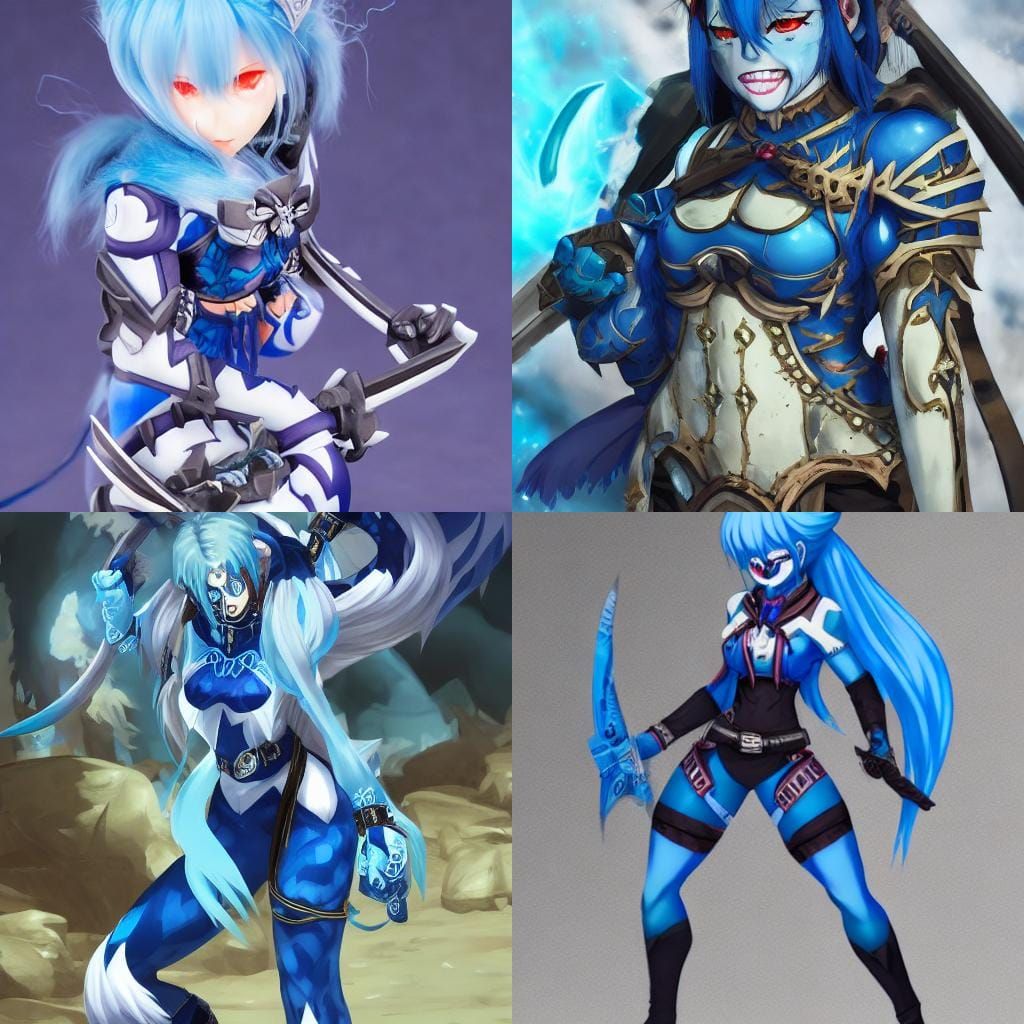 Blue Oni Girl