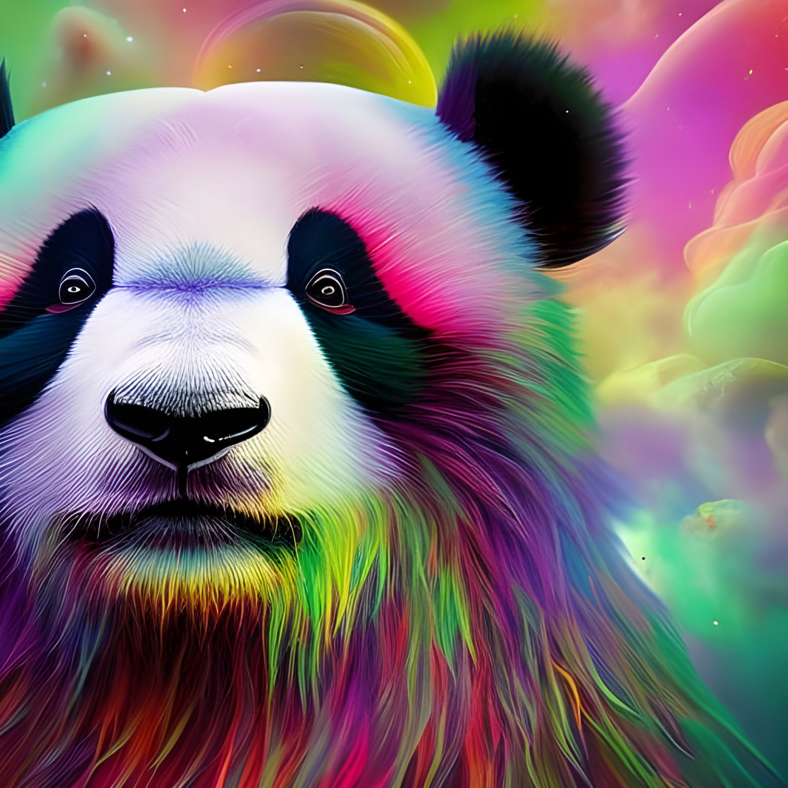 Galaxy Panda - AI Generated Artwork - NightCafe Creator
