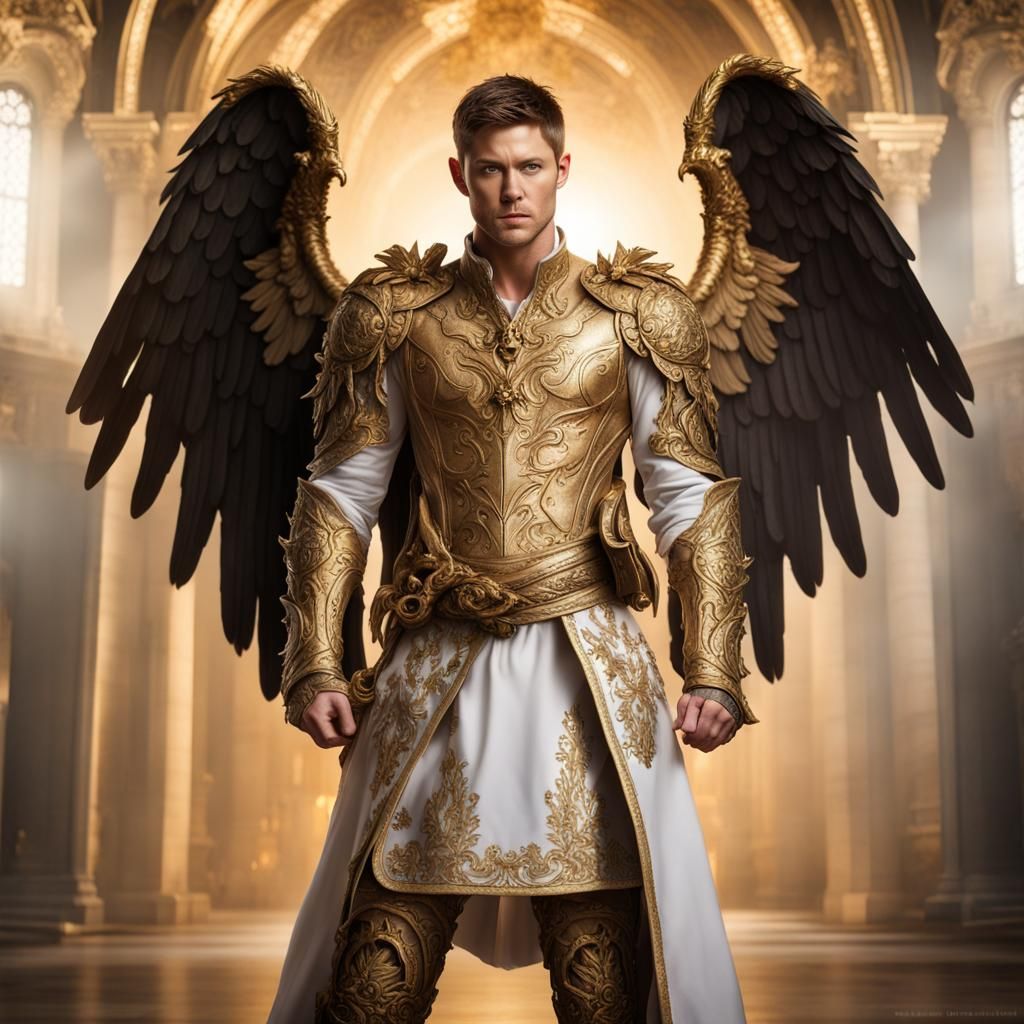 Jensen Ackles As Seraphim Angel - Ai Generated Artwork - Nightcafe Creator