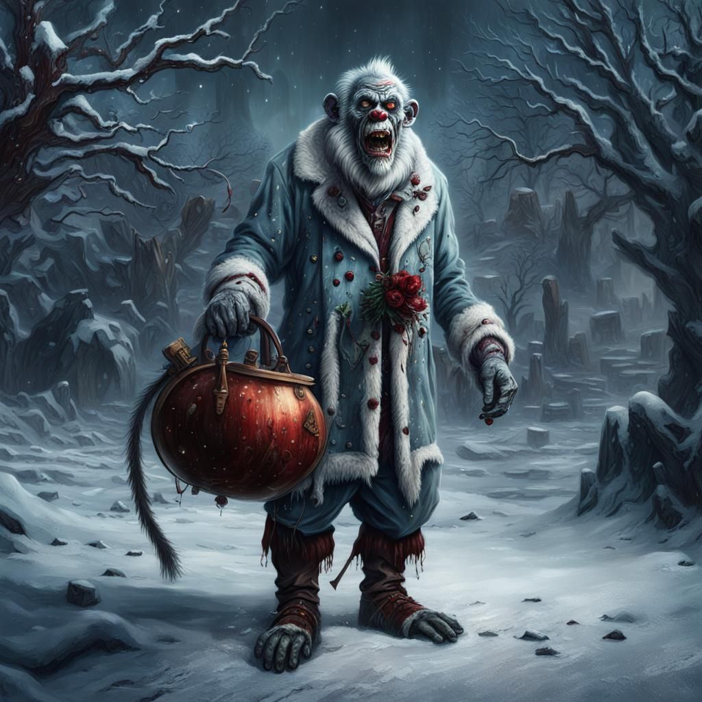 Zombie Monkey Monster Clown Old Man Winter